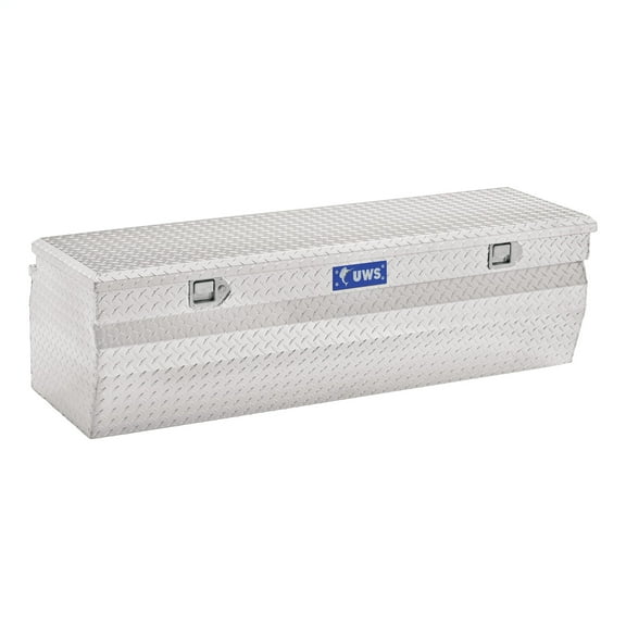 UWS EC20271 48-Inch Heavy-Wall Aluminum Wedge Truck Storage Box, RigidCore Lid