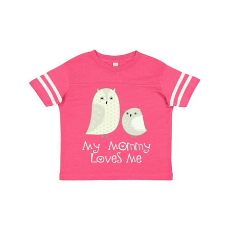 

Inktastic My Mommy Loves Me Owl Gift Toddler Boy or Toddler Girl T-Shirt