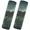 thumbnail image 2 of WOBOGO Fireflies in Dandelions Seat Belt Cover 2 Piece Soft Comfort Driving Shoulder Pad Suitable for All Cars and Backpacks, 2 of 8