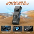 thumbnail image 4 of Morpilot Tire Inflator Portable Air Compressor, 3-150PSI 12V DC Electric Air Pump for Car Tires with Tire Pressure Gauge, Bike Tire Pump with LED Light for Car SUV ATV Motorcycle Bike, 4 of 6