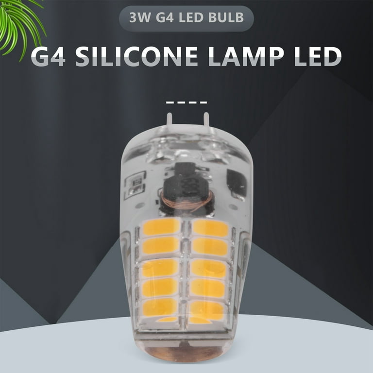Confezione Da 10 Lampadine LED G4 3W Capsula 12V – Luce Calda, Sostitutive Alogene, Basso Consumo