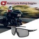 thumbnail image 2 of Ofertas Únicas 1 Pc Gafas de Motocicleta Gafas de Ciclismo PC Lente Gris Profundo Marco Negro, 2 of 6