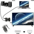 thumbnail image 3 of GHSDFBB HDMI to VGA Adapter，with Audio 1080P HDMI Female to VGA Male Converter Adapter 3.5mm Audio Cable for TV Stick, Roku, Laptop, PC, Projector, TV, Monitor, Digital Camera, Etc, 3 of 6