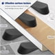 thumbnail image 4 of Tope de puerta ZHAOCHENG de gran tamaño negro de goma para piso y prevención de bloqueo, 4 of 5