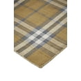 thumbnail image 3 of Jens Eco-Friendly PET Dhurrie, Golden/Denim Blue,2ft x 3ft Accent Rug, 3 of 7