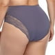 thumbnail image 4 of Gibobby Ropa Interior con Entrenamiento Nueva ropa interior de encaje sexy Ropa interior grande de cintura alta triangular para mujer(Gris， XXL), 4 of 4