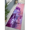 thumbnail image 2 of Pink Rugs, Pink And Purple Painting Rug, Purple Rug, Office Decor Rugs, Entry Rugs, Salon Decor Rugs, Pattern Rug, Modern Rug, Stair Rug, 3.3'x5' - 100x150 cm, 2 of 7