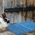 thumbnail image 3 of Blue ABS Rabbit Cage Mat for Cage Environment Improvement 2Pcs 16.5X13X0.4In, 3 of 5