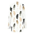 thumbnail image 4 of Cardigans pour Femmes Cardigan à Manches Longues Imprimé Floral Veste Légère pour Femmes en Liquidation, 4 of 6