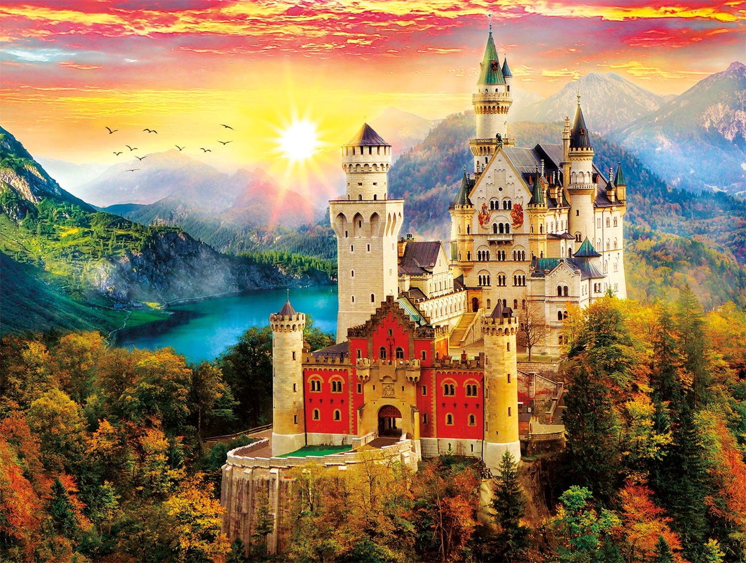 Buffalo Games Majestic Castles Le puzzle Castle Dream en 750 pièces
