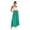Green, variant on FJUCHAI Women's Solid Wide Leg Pants Summer Elastic Waistband Flowy Trousers High Waist Long Skirt Pants S-2XL
