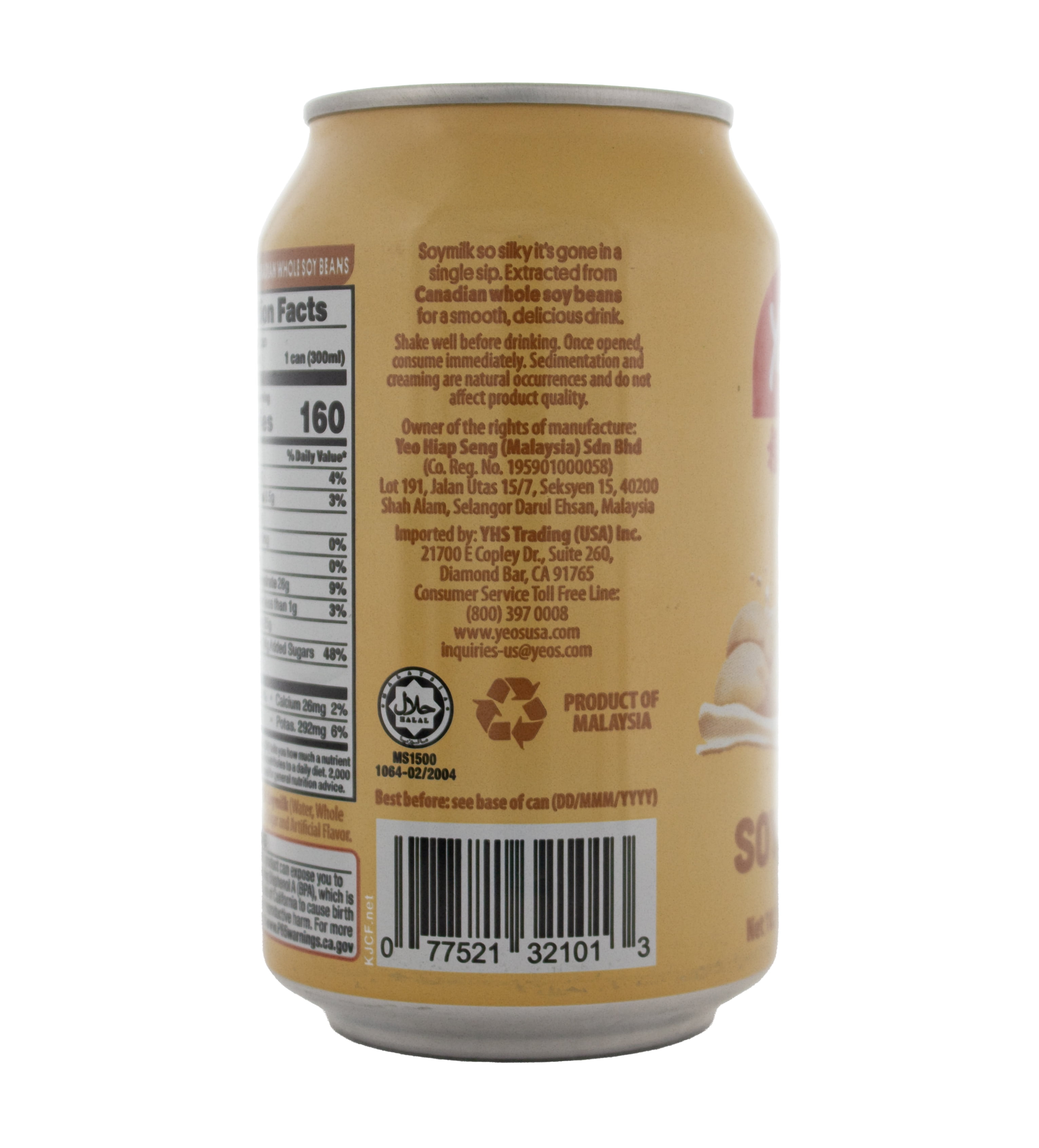 Yeo's Soymilk, 10.1 fl oz