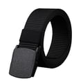 thumbnail image 1 of Cinturón de nailon con hebilla no magnética no metálica, cinturón unisex universal sin agujero para hombres, 1 of 5