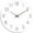 White, variant on Home Clock Clearance! Huayishang Wooden Wall Clock Wall Clock Silent Non Ticking Battery Operated Wooden Hanging Clock for Home Bathroom School Decor Silent Wall Clock, 1*Clock Pink