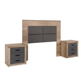thumbnail image 4 of Recamara Matrimonial Kessa Muebles Andrea 5 Piezas Roble, 4 of 22