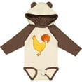 thumbnail image 3 of Inktastic Cute Yellow Chicken Boys or Girls Long Sleeve Baby Bodysuit, 3 of 5