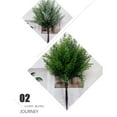 thumbnail image 4 of Artificial Cedar Topiary Trees with Stakes for Outdoor Christmas Decor, Festive Potted Greenery for Porch, Garden, Entryway, and Holiday Landscape Decoration Displays, 4 of 9