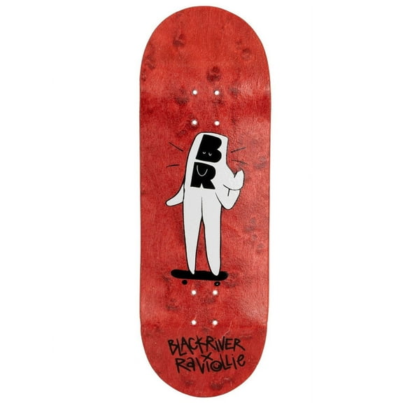 Blackriver Fingerboard Deck - BR Hand Red, 33mm