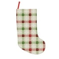 thumbnail image 4 of LNWH Christmas Plaid Noel Pattern 18 Inch Christmas Stockings, Christmas Decorations for Family Holiday Party Decor, 1 Pcs, 4 of 8