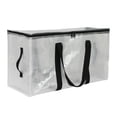 thumbnail image 2 of Heavy Duty Storage Bag | Moving Bag Clear | 20 Gallon Zippered Organizer for Clothes, Bedding & Household Items | 60 Pound Capacity with Reinforced Handles | Home, Office & Moving Storage Solution, 2 of 7