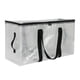 thumbnail image 2 of Bolsa de almacenamiento resistente | Bolsa de mudanza transparente de 20 galones con cierre de cremallera y asas reforzadas | Capacidad de 60 libras para ropa, ropa de cama y artículos del hogar, 2 of 9