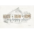 thumbnail image 2 of Rae, Marla 18x13 Black Ornate Wood Framed with Double Matting Museum Art Print Titled - House + Barn = Home, 2 of 4