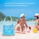 thumbnail image 5 of Monstrate Bolsa de malla de concha para la playa, bolso de almacenamiento, Camping, senderismo, piscina, transporte de juguetes, Almacenamiento y organización del hogar Azul, 5 of 6