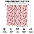 thumbnail image 2 of Blackout Kids Curtains,Pink Cow Strawberry Pattern Childrens Insulated Curtains Set Of 2,Bedroom Essentials,Toddler Room Decor 42x84in(106x213cm), 2 of 5