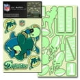 thumbnail image 1 of Miami Dolphins Lil' Buddy Glow In The Dark Decal Kit, 1 of 1
