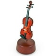 thumbnail image 1 of Prestigious 18 Note Miniature Classical Violin with Rotating Musical Base - Rudolph the Red Nosed Reindeer, 1 of 2