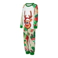 thumbnail image 3 of KelaJuan Christmas Family Pajamas Matching Set Elk Print Long Sleeve Tops and Christmas Socks Print Pants Sleepwear, 3 of 7