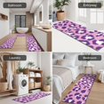 thumbnail image 5 of Pink and Purple Of Leopard Print Kitchen Rugs Sets Of 3,Kitchen Runner Rugs Non Skid Washable,Decorative Kitchen Floor Mats for Kitchen,Sink,Laundry,17"x30"+ 17"x47" + 17"x59", 5 of 6