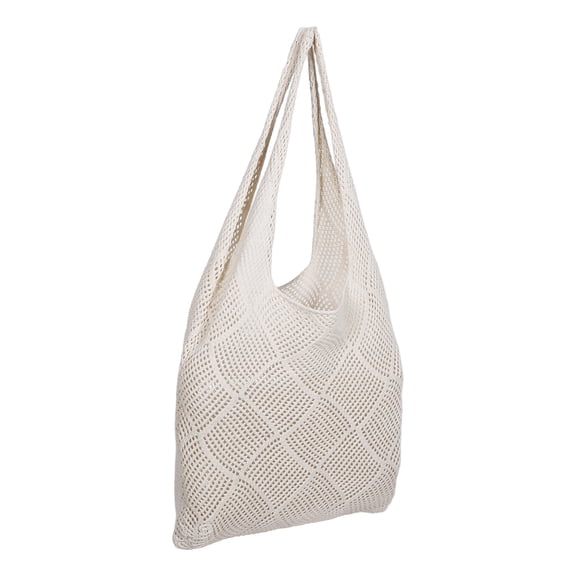 HONMEET Large Woven Shopping Tote Bag for Women, Polyester Purse, Spacious and Stylish