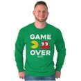 thumbnail image 5 of PACMAN Game Over Blinky Ghost Long Sleeve TShirt Men Women Brisco Brands 3X, 5 of 6