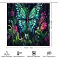 thumbnail image 2 of Wildflowers Butterfly Shower Curtain Sets with Rugs 4 Piece Rustic, 2 of 8