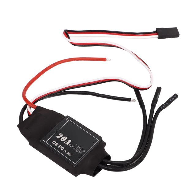 SESC, 20A ESC sin escobillas Un ESC sin escobillas preciso Controlador de velocidad electrónico sin escobillas Logre más