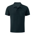 thumbnail image 2 of Breeze Polo Shirts for Men Short Sleeve Beer Belly Collared Textured Shirt Stretchy Quick Dry Golf Casual Cool Tops, XL, 2 of 6