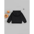 thumbnail image 4 of Bagilaanoe Toddler Baby Girl Boy Halloween Outfits Oversized Hoodies Sweatshirt Long Sleeve Pumpkin Skeleton Print Pullover 1T 2T 3T 4T 5T 6T Kids Fall Tops, 4 of 8