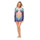 thumbnail image 2 of Halloween Party Long Sleeve T-shirt Average Size Mermaid Cosplay Slouchy Shirt Marine Shell Printed Clothes, 2 of 3