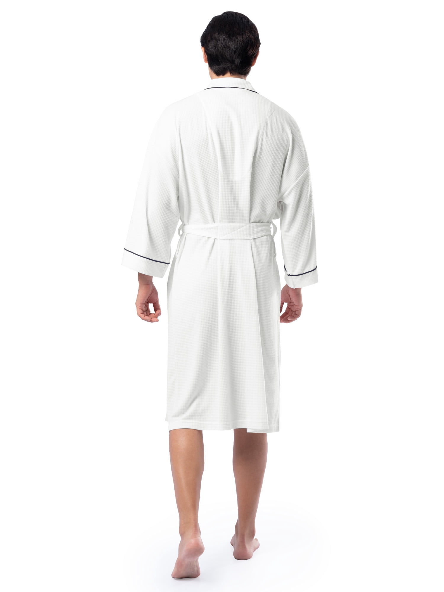 Fruit of the Loom Mens Beyondsoft Waffle Robe, One Size Fits Most and 2X/3X