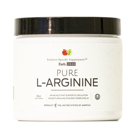 Pure Bulk L-Arginine Powder Supplement - Plus Arginine 8oz (227g) 60 Servings Amino Acid for Circulation & Nitric (What's The Best Nitric Oxide Product)