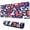 Red Purple White, variant on Red, Purple, White and Green Cartoon Camouflage desk Mouse Padwaterproofwashable for Office Home Work Gaminggaming Mouse PadRubber Base Mousepad with Stitched Edges 31.5x11.8inches
