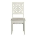 thumbnail image 4 of Bowery Hill Modern / Contemporary Wood Accent Chair in White Finish, 4 of 11