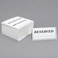 thumbnail image 5 of Soro Essentials- Set of 250- Double-Sided 6" x 3" Reserved Table Tent Sign - Reserved Table Signs for Wedding Party Restaurant Double Sided Paper Reserved Table Tent Card, 5 of 5