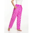 thumbnail image 6 of Christmas Pajamas for Women – Cute Fleece Pajama Pants - 2 Pack, 6 of 7