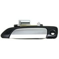 thumbnail image 3 of Front and Rear Driver Side Exterior Door Handles Chrome Lever with Smooth Black Bezel Front Driver Side - With Key Hole Rear Driver Side - w/o Key Hole for 2001-2004 Honda Civic DX 4 Cyl 1.7L, 3 of 4