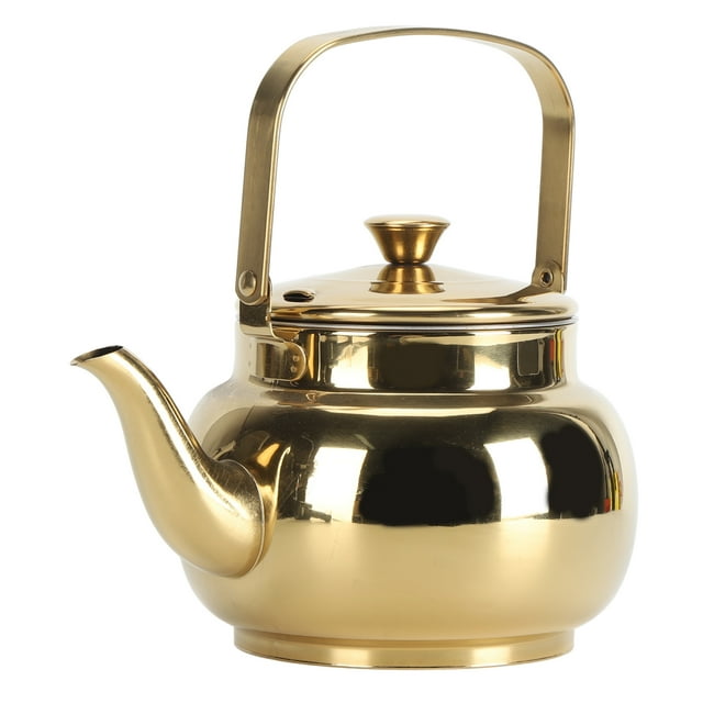 Tetera De Acero Inoxidable Con Infusor, Tetera Multifuncional Para Té Verde, Té , Café, Adecuada Para Uso En El Hogar, Restaurante Y Hotel