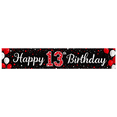 thumbnail image 2 of Happy 13th Birthday Balloon Celebration Banner for Birthday Party Backdrop Decorations Photography Props Supplies, 2 of 7