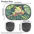 thumbnail image 6 of KUIFORTI Car Window Shades, Cling Car Sun Shade for Rear Window and Side Window, 2 Pack Stretchable Car Window Screens, Adjustable Window Cover, Frog, 6 of 6