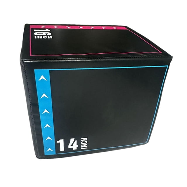 Cajón de salto pliométrico 3 en 1, equipo de ejercicio de salto, versátil, de alta densidad, para entrenamiento de fuerza y agilidad en gimnasios y Estilo H